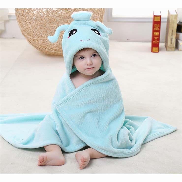 Comfortable Children Summer Winter Flannel Baby Sleeping Blanket with Animal Hea 4