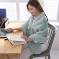 Ladies Winter Thickening Warm Office Siesta Multifunctional Shawl Blanket  1