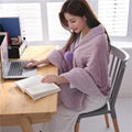 Ladies Winter Thickening Warm Office Siesta Multifunctional Shawl Blanket  2