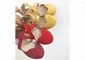 Yellow Red Mary Jane Ballet Flats Cowhide Soft Kids Shoes for Girls Princess 3