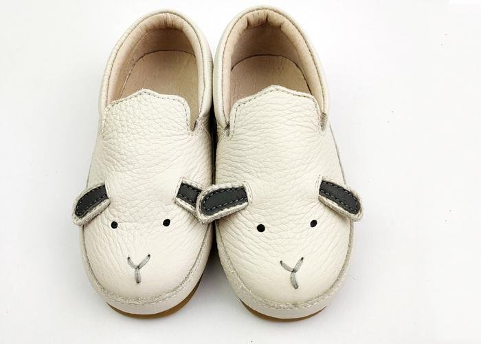 Slip on Soft Real Leather Boat Kids Boys Girls Loafers