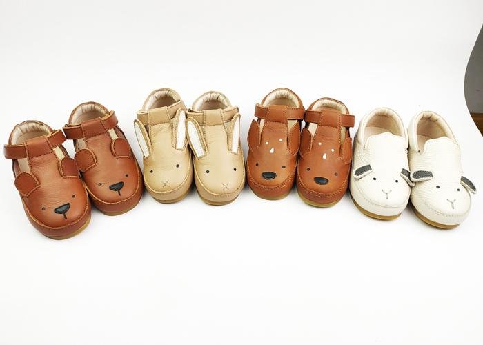 Kids Shoes Genuine Leather Sole Shoes Toddler for Boys and Girls