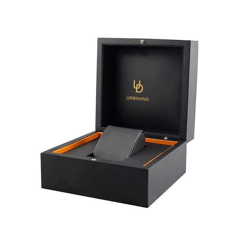 Urbrand Customized High Quality Black Matte PaintingWooden Single Watch Box 3