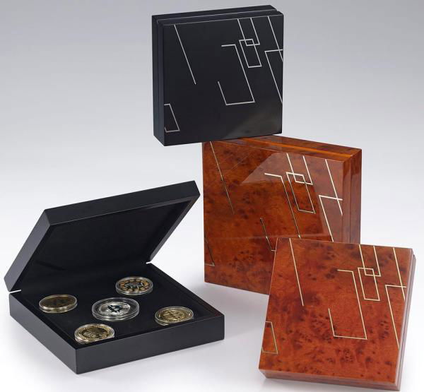 Urbrand designs and custom makes the coin packaging box for customers.