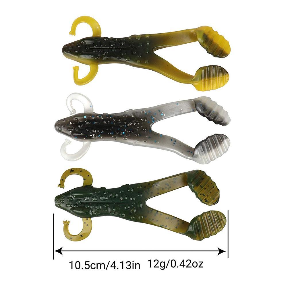 RUNCL AnchorBox Soft Frog Lures ( 4 Legged Frogs )