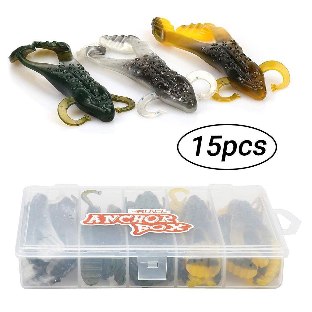 RUNCL AnchorBox Soft Frog Lures ( 4 Legged Frogs ) 4