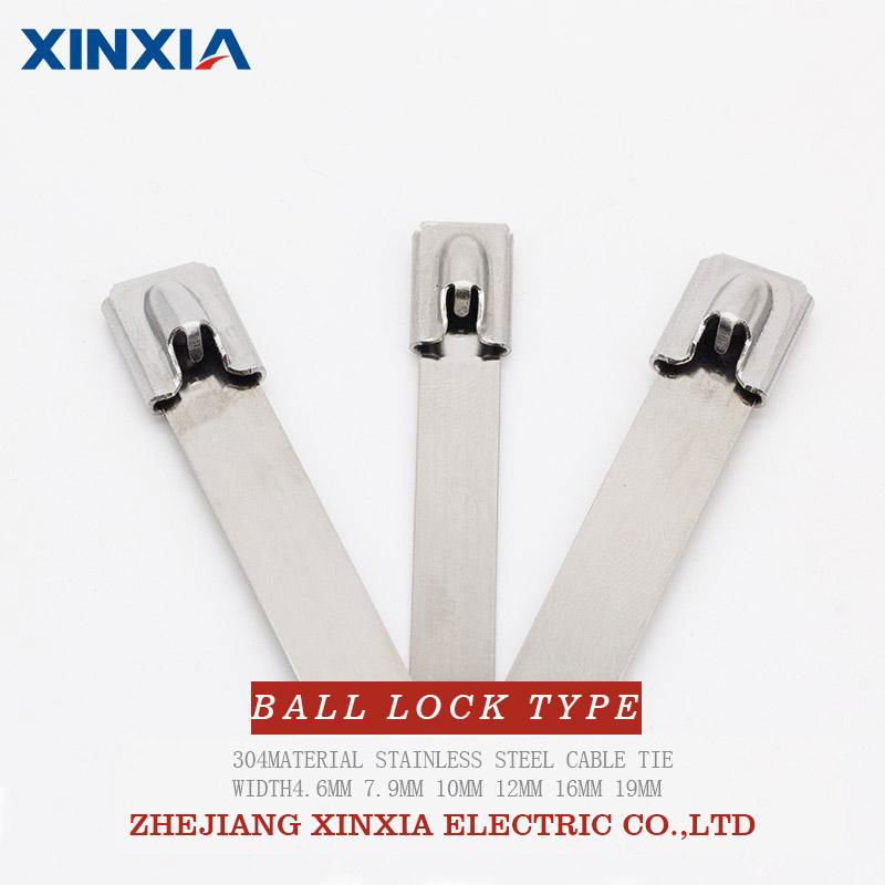 304 Naked Stainless Steel Cable Tie Ball Lock Types 4