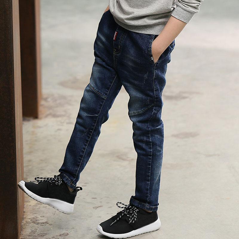 Kids Boy Trousers Jeans Children Boys Denim Clothing Clothes Pants 4-13 Years 2