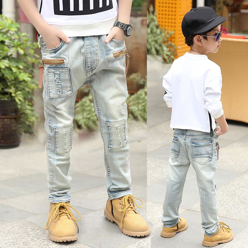 Kids Boys Clothes Jeans Pants Denim Clothing Long Bottoms Baby Boy Trousers