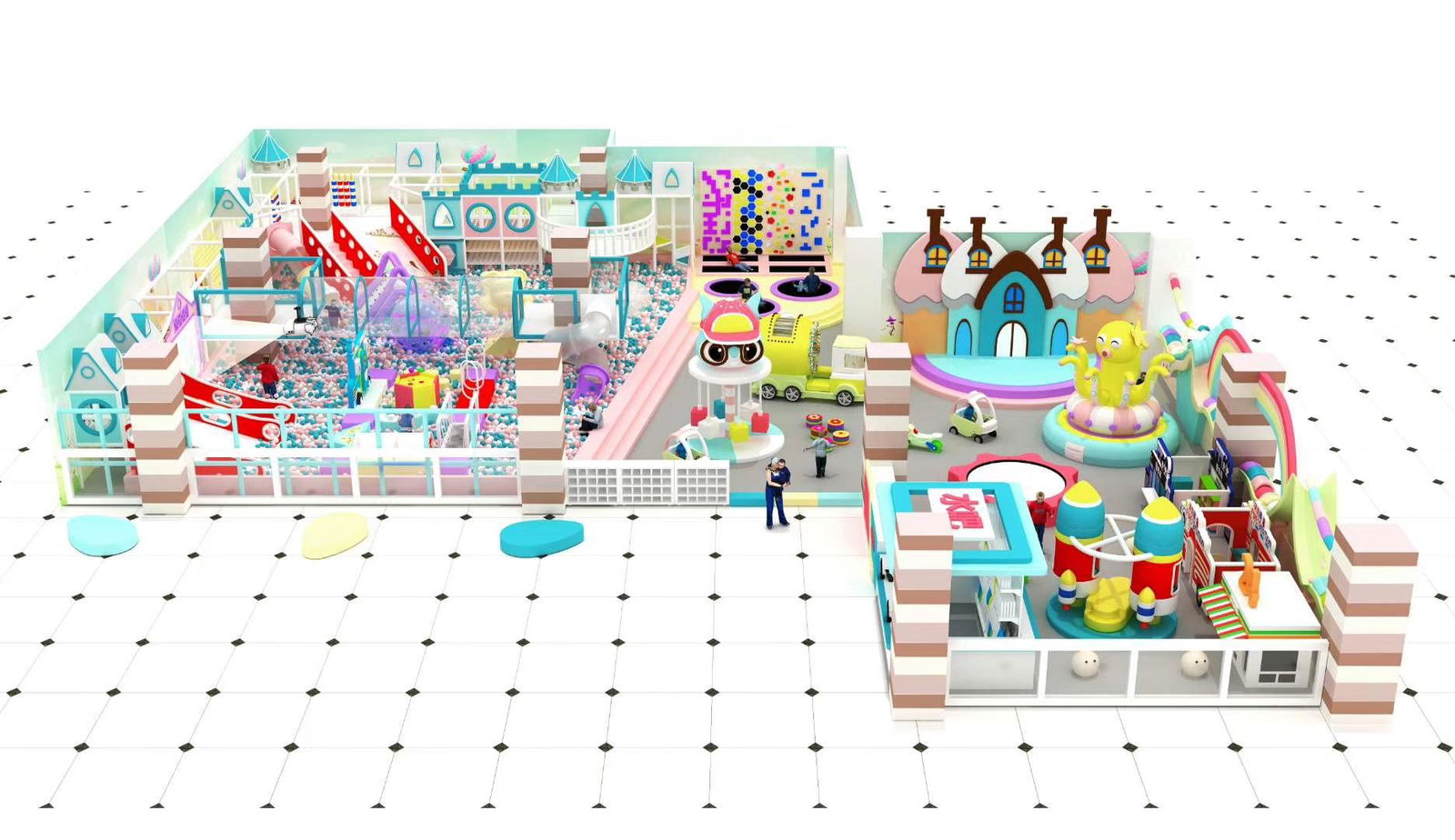 2020 New Kids Indoor playground Amusement park Supplier CTID003 CT