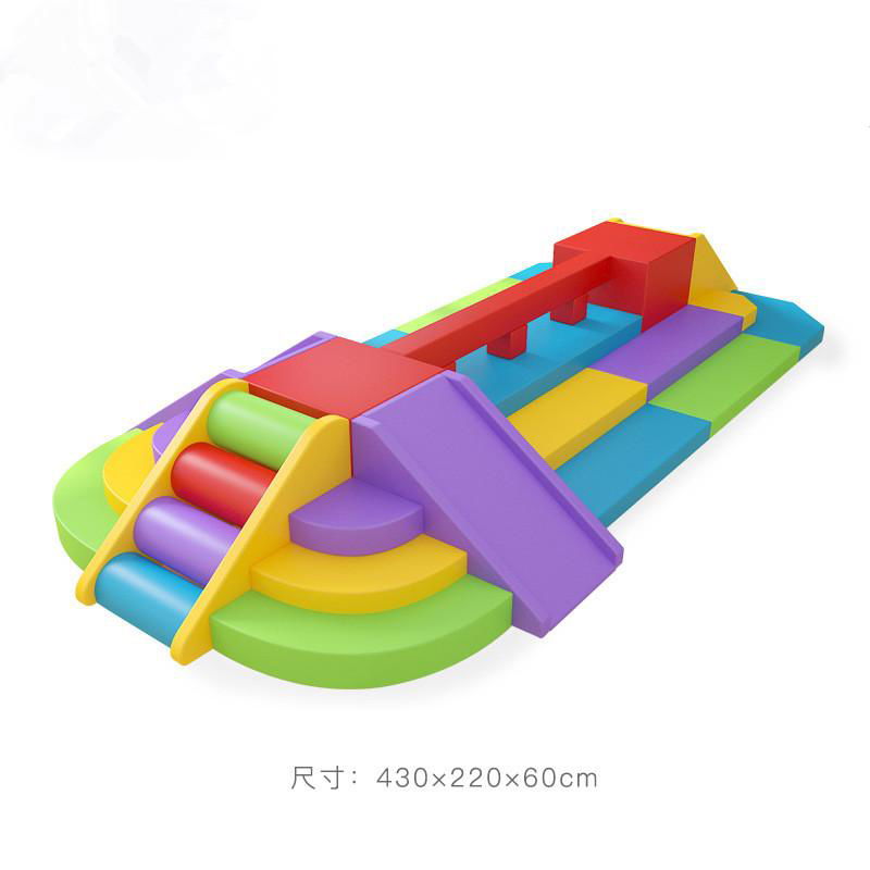 Multifunctional Combination of Balance beam & Climber & Slide