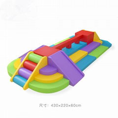 Multifunctional Combination of Balance beam & Climber & Slide