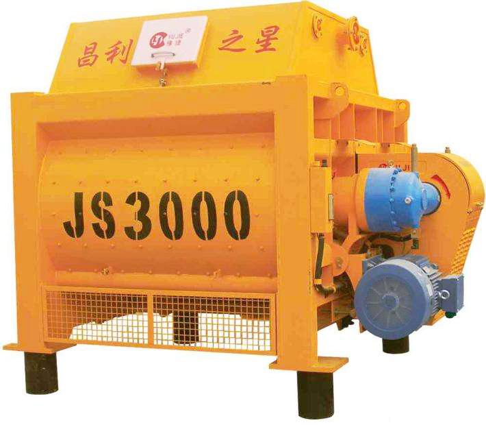 3方大型搅拌机JS3000双卧轴强制式混凝土搅拌机设备