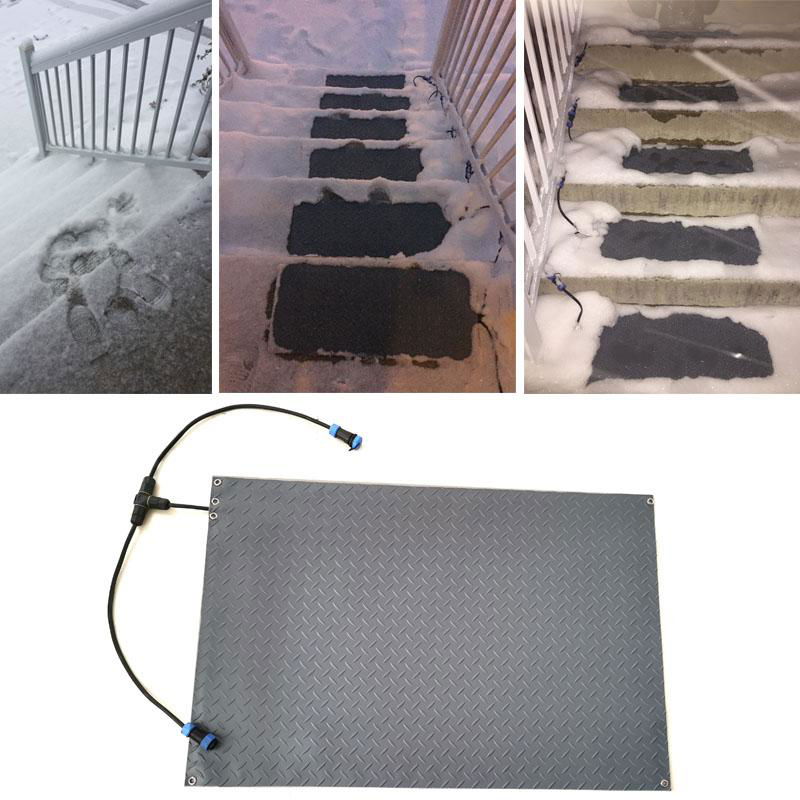 Outdoor Walkway Electric Snow Melting Heating Mat  2
