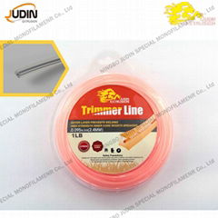 Dual core nylon trimmer line