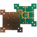 Step plated PCB