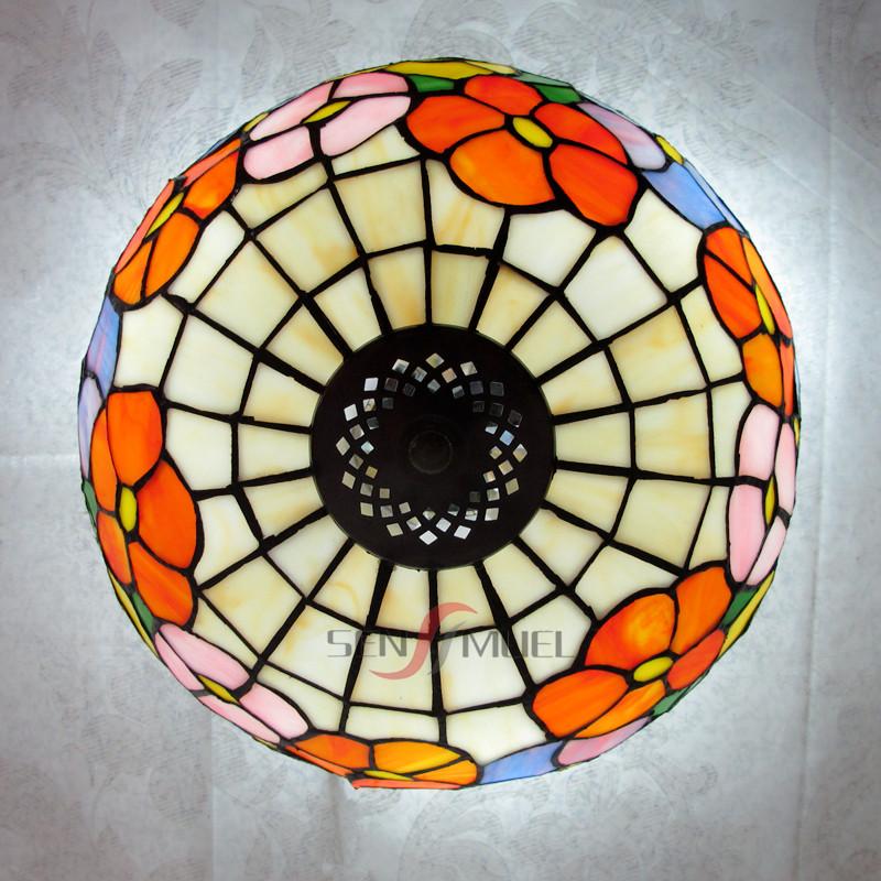 Stained glass aisle Tiffany night lamp ceiling lights 4