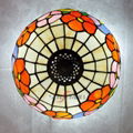 Stained glass aisle Tiffany night lamp ceiling lights 4