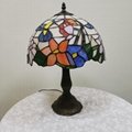Custom Wholesale Handmade Antique Stained Glass Tiffany Table Lamp for Hotel 5