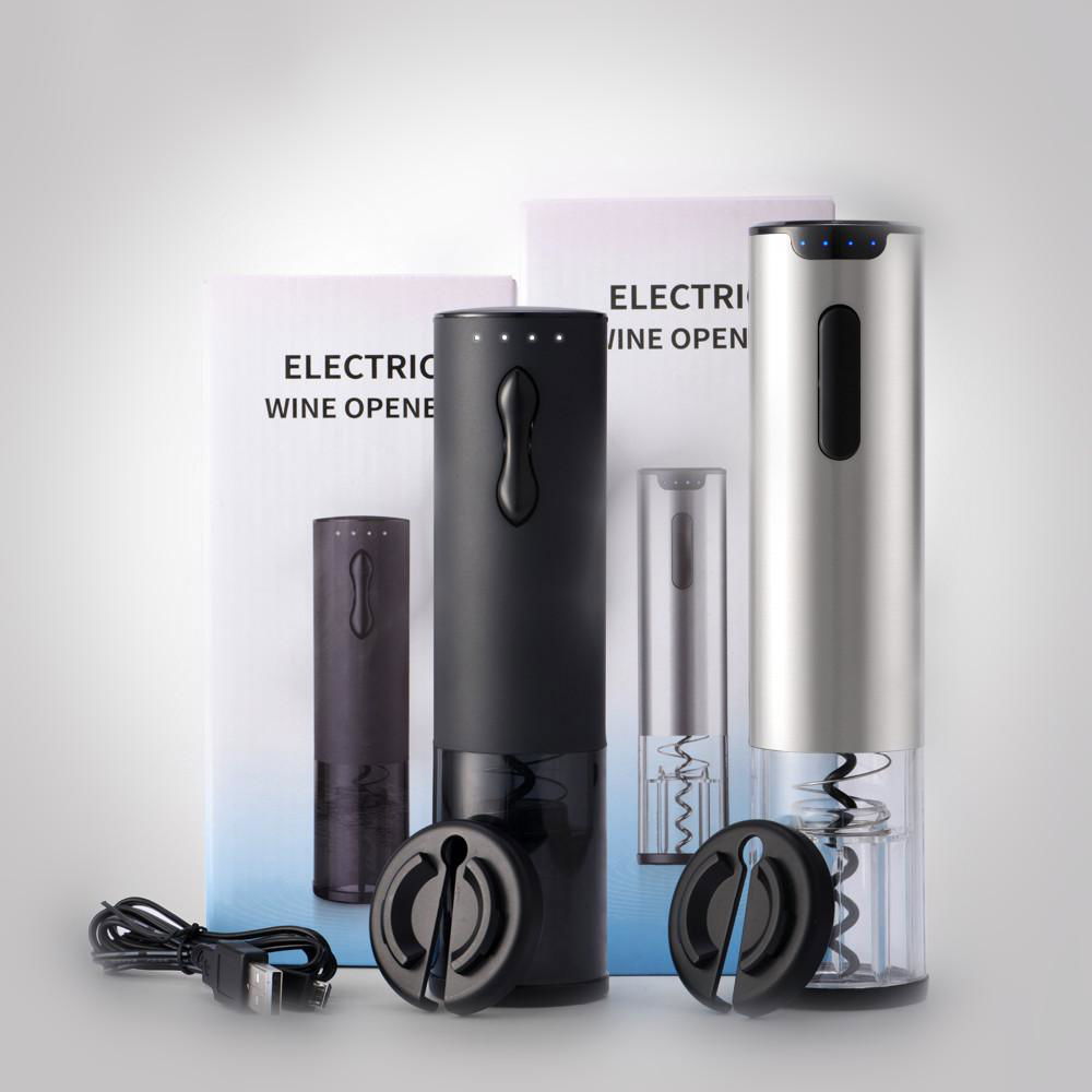 Factory Price Automatic Rechargeable Electric Wine Opener With Foil