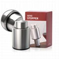 Popular Wine Accessory Metal Stainless Steel Wine Bottle Stopper 1