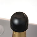 Wine Set Abs Silicone Black Champagne stopper