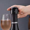 Wine Set Abs Silicone Black Champagne stopper 5