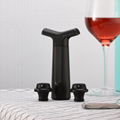 Top Seller Custom Black Vacuum Wine Stopper  1