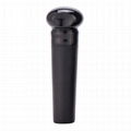 Custom Logo Black Silicone Wine Bottle Stopper Vacuum 1