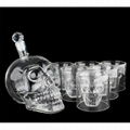 New Design 1000ml Skeleton Head Skull Glass Bottle For Wine 2