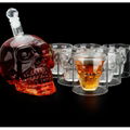 New Design 1000ml Skeleton Head Skull Glass Bottle For Wine 3