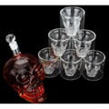 New Design 1000ml Skeleton Head Skull Glass Bottle For Wine