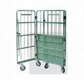 Logistics Truck   Wire Containers Exporter  Pallet Rack Wire Mesh Deck 