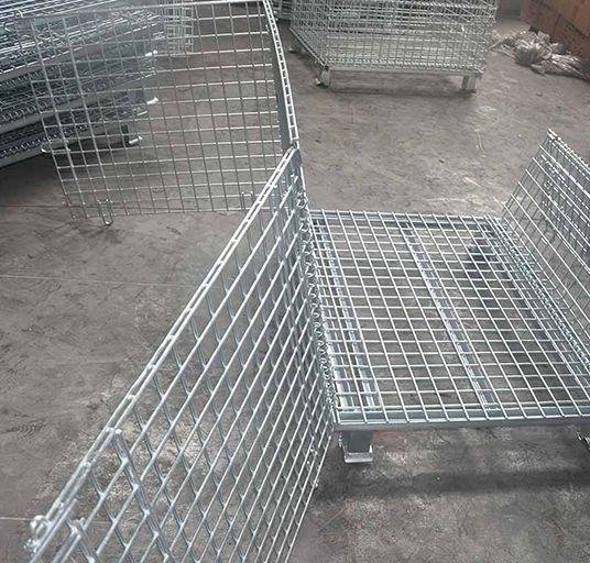Steel Foldable Wire Mesh Container  custom Wire Container  wire containers   3