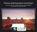 T5 800*480 lcd portable wireless 1080p support video movie projector 5