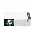 Amazon top quality 800*480 lcd led portable wifi projector T5 1