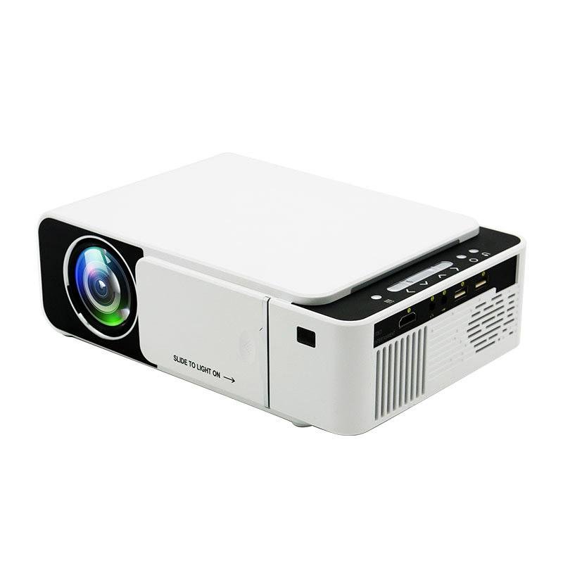 Amazon top quality 800*480 lcd led portable wifi projector T5 2