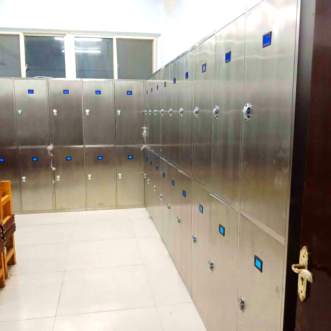 矿用智能更衣柜 不锈钢矿灯充电更衣一体柜 2