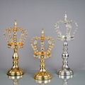 Candle Holders gold Crown Shape Candle Holder crystal Candle Stand   1