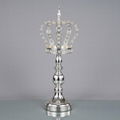 Candle Holders gold Crown Shape Candle Holder crystal Candle Stand   2