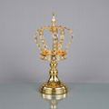 Candle Holders gold Crown Shape Candle Holder crystal Candle Stand   4