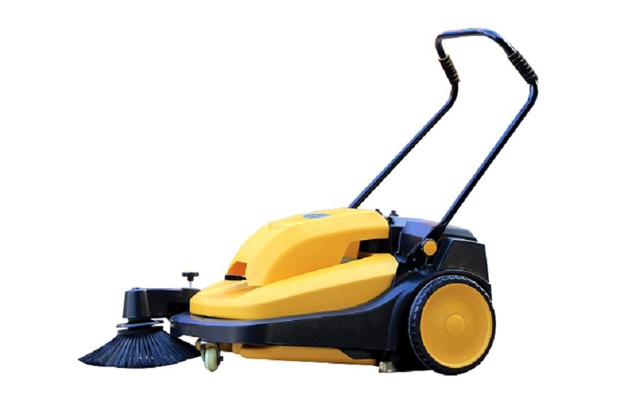 multi-functional hospital road sweeping machine walk behind electric  sweeper 