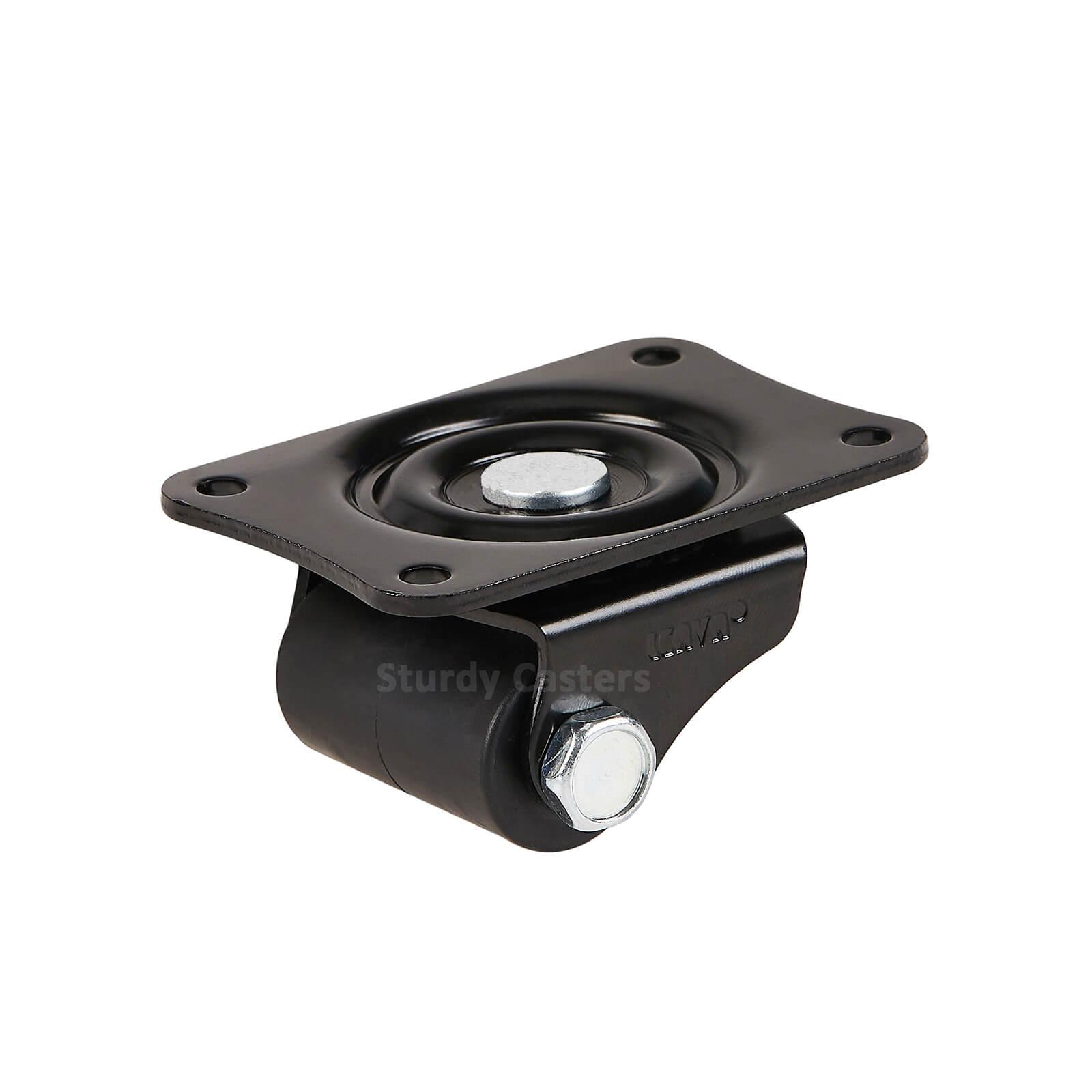 Refrigerator Casters Swivel Top Plate Mounted Heavy Duty Low Profile