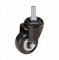 Stool Casters Stem Design with Polyurethane Wheel for High Loads 1