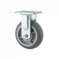 6 in. Rubber Heavy Duty Swivel Casters 2