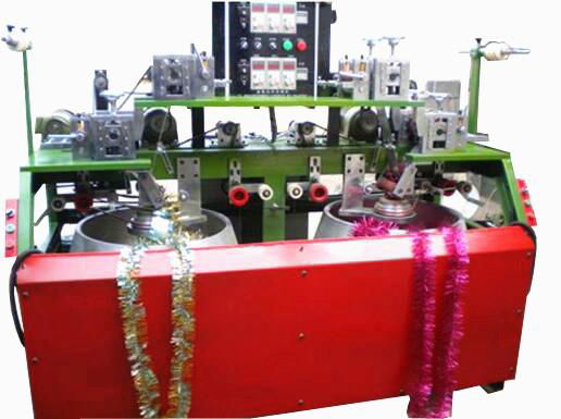 Tinsel garland machine Christmas tinsel making machine decorative tinsel machine 2