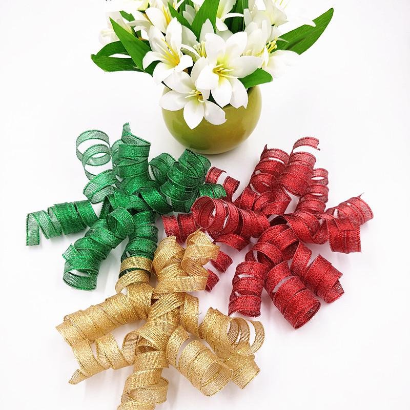 woven ribbon curly bow machine crimped flower bow machinery 4