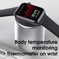 W16 ECG Watch 6 Body Temperature Smartwatch 1.75 Inch 320*385 HD Screen IP68  3