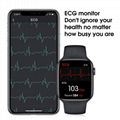 W26 Smart Watch Series 6 1.75 inch Full Touch Screen ECG PPG Heart Rate Monitor  3