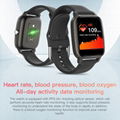 T98 Smart Watch Body Temperature Blood Pressure Monitor Smartwatch IP67 8